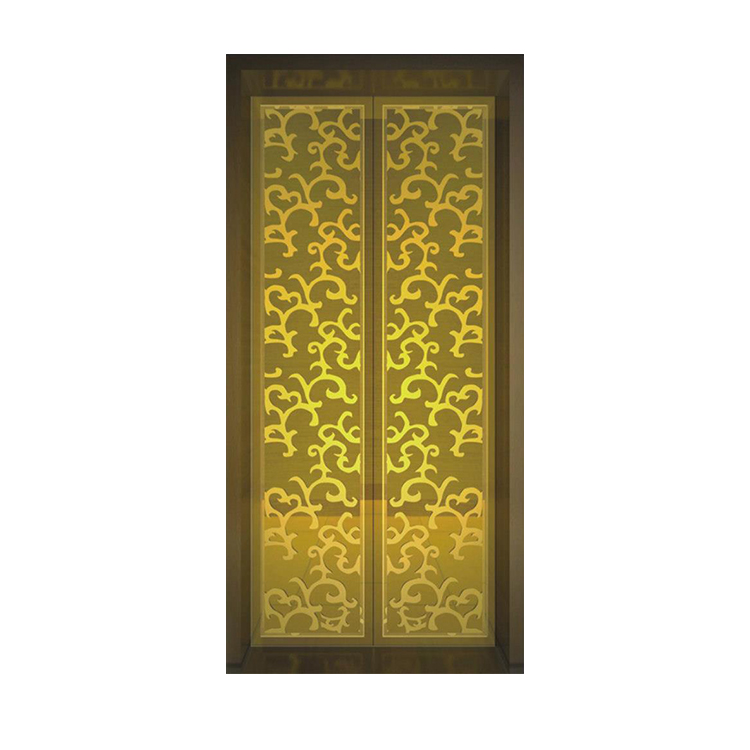 stainless steel elevator door