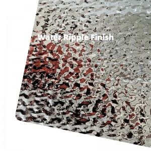 Water Ripple Effect Panel stainless steel water ripple panels - Hermes Steel