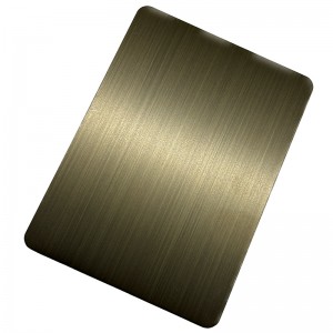 304 316 Neoksidebla ŝtalo Spegulo Hairline PVD Kolora Tegaĵo 4×8 Agordita Grandeca Metala Folio por Luksa Hotela Dekoracio
