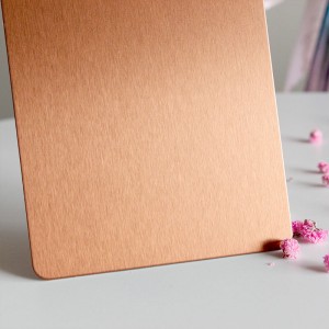 SS 304 No.4 finish 0.5mm 0.7mm 0.8mm thickness stainless steel color sheet for interior decoration