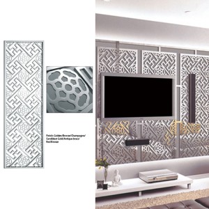 Namboarina manokana haingon-trano endrika Laser Cut Stainless vy efitra fandraisam-bahiny lakozia fisarahana-HM-PT016