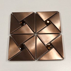 Modern designs 3D mosaic tile stainless steel plate 1.0mm 1.2mm 4×8 4×10 for interior decoration 5.02 Reviews1 buyer