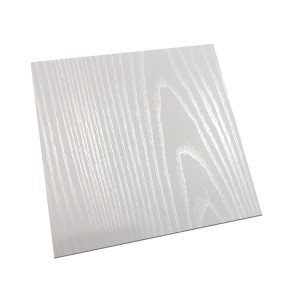 SS 2b 304 wooden pattern pvc laminated cold rolled stainless steel plate 2b surface finish for interior decoration