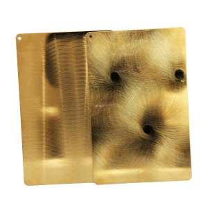 304 316 mirror finish inox sheet 3D laser engraved stainless steel sheet for decorative wall