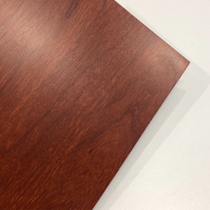 High pressure laminated 1mm 1.2mm 1.5mm 4×8 wood grain stainless steel sheets for background panels and kitchen decoration