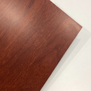 High pressure laminated 1mm 1.2mm 1.5mm 4×8 wood grain stainless steel sheets for background panels and kitchen decoration