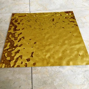 Stainless Steel Decorative Water Ripples Sheet