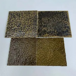 304 316 316L 410 430 antique decorative metal building materials ss sheet hammered stainless steel sheet
