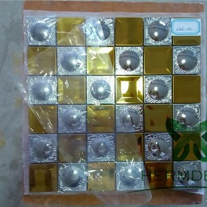 China Wholesale Stainless Steel 304 Cladding Plate Suppliers – 
 Metal Tile Design Stainless Steel 3D Siliver Rhombus Metal Mosaic Tiles-HM-MS047 – Hermes Steel