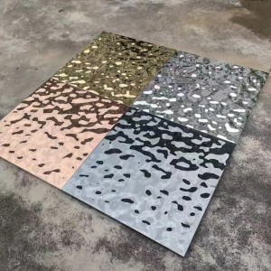 water ripple stainless steel sheet texture supplier