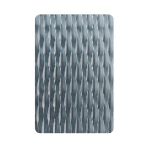Hot sales 304 0.5mm thickness embossed stainless steel color decorative panel for elevator floor