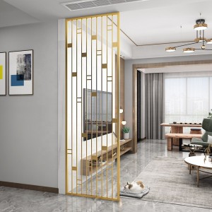 Irin Alagbara, Irin ohun ọṣọ iboju Living Room divider Partition-HM-PT014