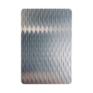 Hot sales 304 0.5mm thickness embossed stainless steel color decorative panel for elevator floor