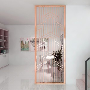 Stainless Steel Decorative Screen Living Room Divider Partition-HM-PT014