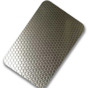 1220x2440mm 6wl 1.2mm 304 embossed net fence school decorative Stainless Steel sheet