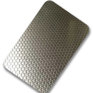 Hot Selling Products 0.8mm 1.0mm 1.2mm 4×8 patterned stainless steel embossed sheet for Russia market