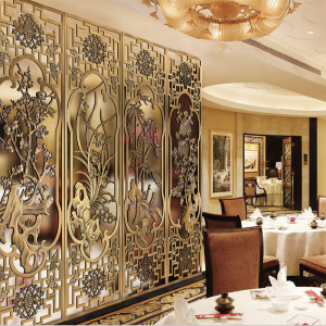 Living Room Partition Design Stainless Steel Partition-HM-PT006