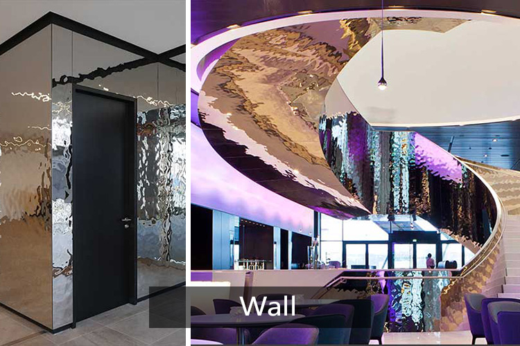 Application and characteristics of colored stainless steel decorative panels