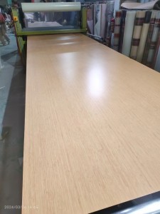201 304 Wood PVC Lamination Decorative Stainless Steel Sheet for Cabinet Fronts