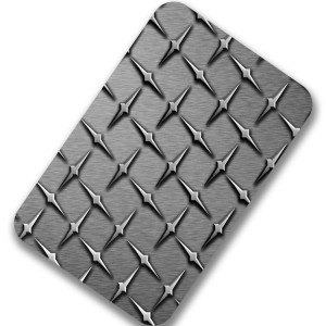 304 Stainless Steel Diamond Checkered Embossed Plate