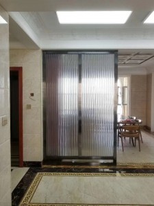 Champagne Gold Laser Cutting Hollow out Stainless Steel Metal Decorative Room Divider Stainless Steel Room Partition