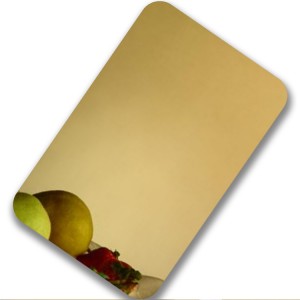 304 316 Stainless Steel Super Mirror PVD Gold Color Coating Decorative Metal Sheet For Luxury Hotel Interior Decoration
