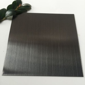 304 black titanium hairline brushed stainless steel sheet – Hermes steel