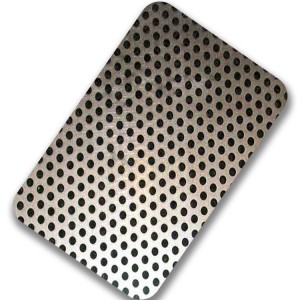 201 304 Stainless Steel Perforated Sheet / Punched Sheet for Architectural and Decoration