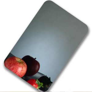 0.8mm thickness 304 6k mirror color stainless steel sheet for decorative the floor and wall