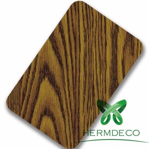 OEM China Stainless Steel Card For Metal -
 Cold Rolled Wood Laminated Stainless Steel Sheet Cost Per Square Foot-HM-053 – Hermes Steel