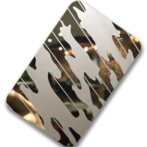 Best quality 4×8 4×10 mirror etched 201 stainless steel coil foshan luxury stainless steel sheet for ktv wall panels