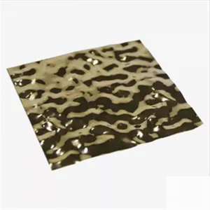 art design 4×8 201 316l stainless steel sheet price water ripple stainless steel sheet