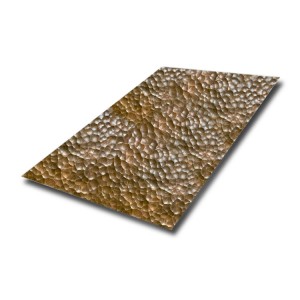 Decorative Hand Hammered Stainless Steel Sheet 304 Stainless Steel Sheet For Wall Ceiling Panels