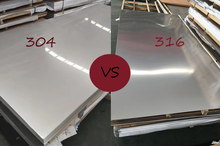 What is the difference between 304 and 316 finish?