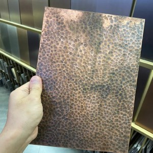Decorative SS Sheet Antique Hammered stainless steel sheets