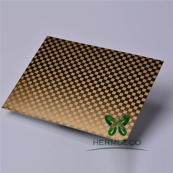 China Factory for Wood Grain Stainless Steel Sheet -
 Hot Sale Gold Mirror Etched Pattern Stainless Steel Sheets for Decoration or Elevator Cabin or Door-HM-ET017 – Hermes Steel