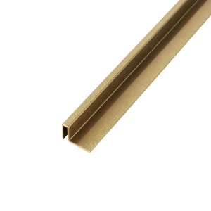 304 316 8K Sheet Metal Floor Skirting Stainless Steel U Shape Edge Tile Trim For Ceramic Corner Strips