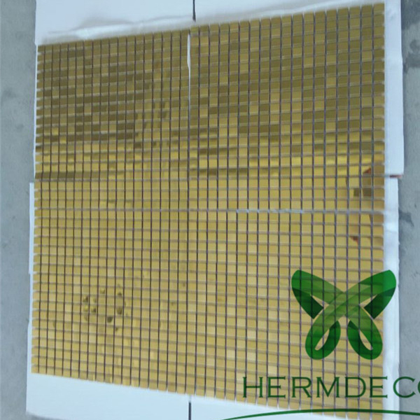 High Quality 201 Stainless Steel Mirror Plate -
 New Design Stainless Steel Blend Small Shells Glass Strip Backsplash Mosaic-HM-MS041 – Hermes Steel