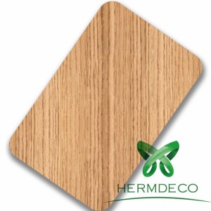 China Wholesale Precision Stainless Steel Sheet 3mm Suppliers – 
 Cold Rolled Wood Laminated Stainless Steel Sheet Cost Per Square Meter-HM-049 – Hermes Steel