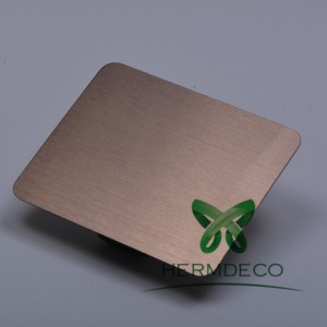 Lowest Price for Aisi 304 Stainless Steel Plate -
 1.0Mm Thick Stainless Steel Hairline For Elevator Door-HM-HL007 – Hermes Steel