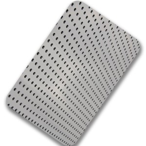 Round Hole Perforated Stainless Steel 201 304 Plate Length 1m Perforated Mesh Sheet