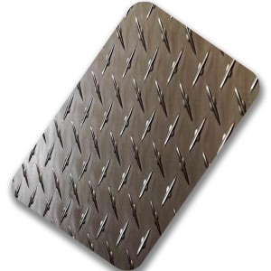 Add to CompareShare Inox 304 2mm 3mm custom stamped stainless steel checkered plate size for subway station floor