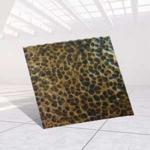SUS 316 430 304 Wall Panel Antique Hammered Texture Stainless Steel Sheet for Decorative