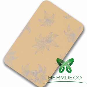China OEM Price For 304l Stainless Steel Plates -
 Pattern Yellow Sus304 Laminated Steel Sheet-HM-010 – Hermes Steel