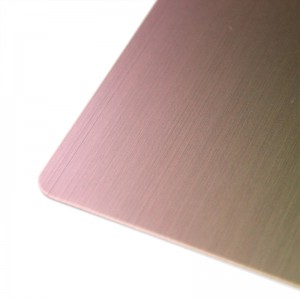 304 Rainbow Colors Hairline Finish Stainless Steel Sheet – Hermes Steel