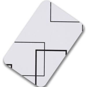 1219x2438mm 0.3-3mm pvc laminated 2b finish decorative stainless steel plate for table top