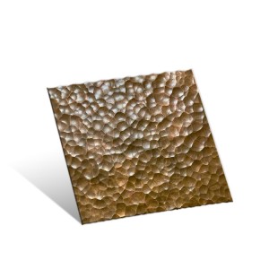 Decorative Hand Hammered Stainless Steel Sheet 304 Stainless Steel Sheet For Wall Ceiling Panels