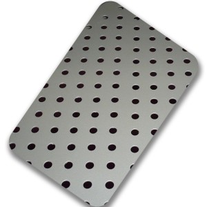 Round Hole Perforated Stainless Steel 201 304 Plate Length 1m Perforated Mesh Sheet