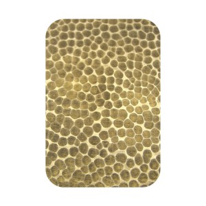 Hand Hammered Stainless Steel Sheet 304 Antique Brass Hammered Metal Sheet