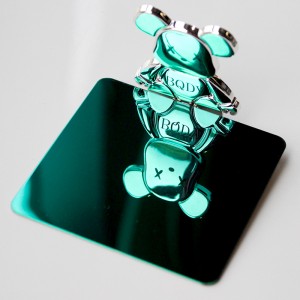 green 8k mirror polish stainless steel sheet 304 super mirror metal sheet